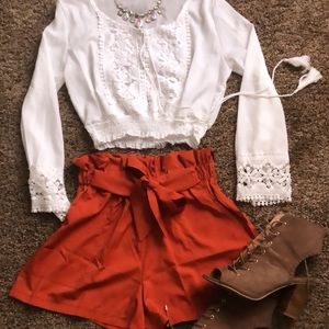 CropTop + Shorts with pockets